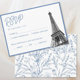 Informações Cartão de gabinete RSVP de Bat mitzvah Floral Fran