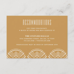 Informações Cartão de Hospedagem Casamento Deco Scallops - Beg