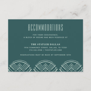 Informações Cartão de Hospedagem Casamento Deco Scallops - Ver