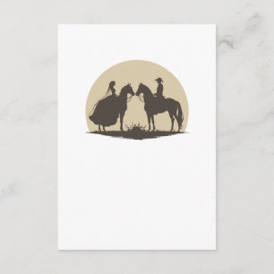 Informações Cartão de identidade de cowboy ocidental