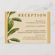 Cartão de Inclusão de Casamento Formal Tradicional