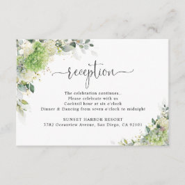 Informações Cartão de Inclusão de Recepção de Casamento com Ho