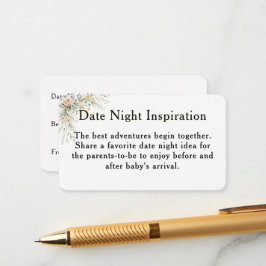 Informações Cartão de Inspiração para Encontro Noturno Baby in