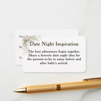 Informações Cartão de Inspiração para Encontro Noturno Baby in