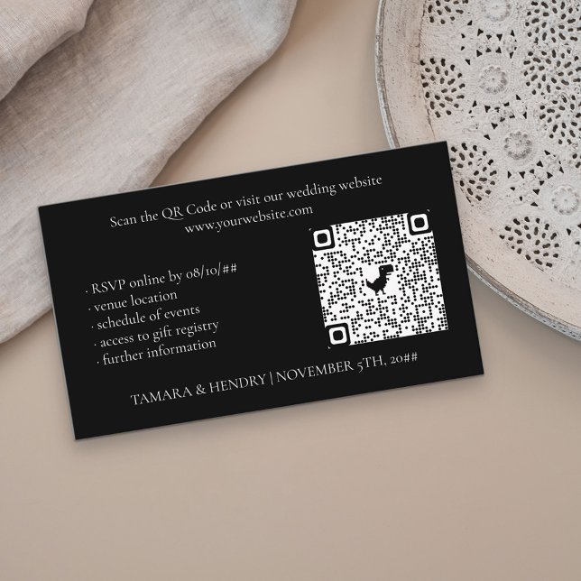 Informações Cartão de Invólucro de Código de Casamento de Códi (Criador carregado)