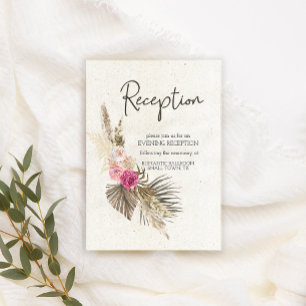 Informações Cartão de Invólucro Floral Neutro Pastel Boho