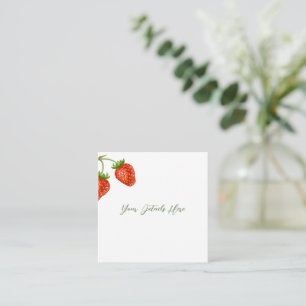 Informações Cartão de Invólucro para Casamento de Morango