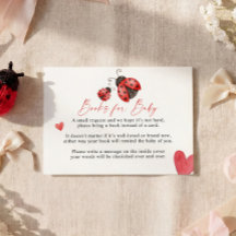Cartão de Livros Love Bug para Bebê