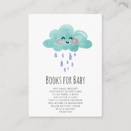 Informações Cartão de Livros Nuvem de Chuva para Bebê Menina