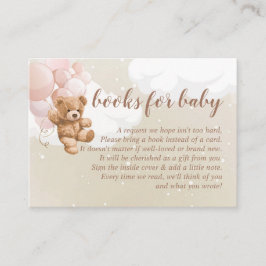 Informações Cartão de Livros para Bebê com Urso de Pelúcia e B
