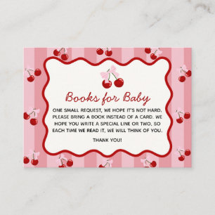 Informações Cartão de Livros para Bebê Coquette Cherry