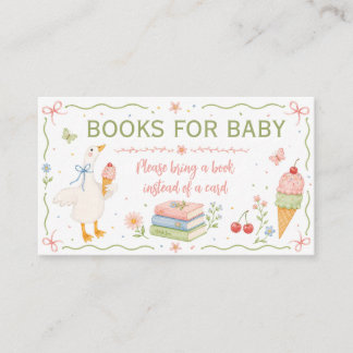 Informações Cartão de Livros para Bebê Silly Goose Sorvete