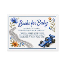 Cartão de Livros para Chuvinha de Bebê Little Race