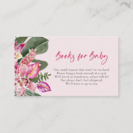 Informações Cartão de Livros Tropicais Rosa