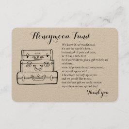 Informações Cartão de narração de casamento para pedido de fun