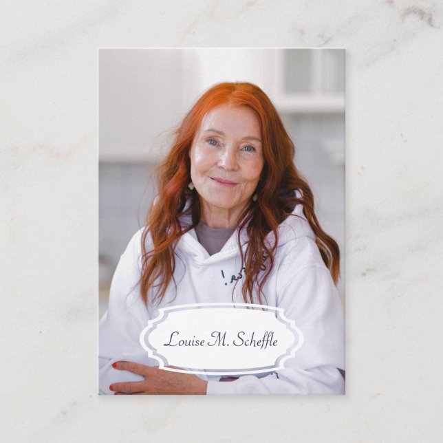 Informações Cartão de oração funerário de pontos Dourados azui (Frente)