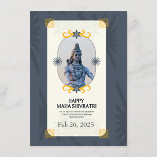 Informações Cartão de Oração Maha Shivaratri 2025
