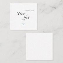 Cartão de Parabéns de Boa Sorte para Novo Trabalho