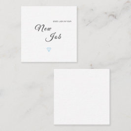 Informações Cartão de Parabéns de Boa Sorte para Novo Trabalho