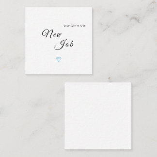 Informações Cartão de Parabéns de Boa Sorte para Novo Trabalho