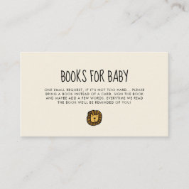 Informações Cartão de pedido de livro de chá de fraldas da sel