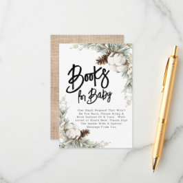 Informações Cartão de Presente de Livros de Abeto de Pinha par