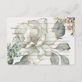 Informações Cartão de recebimento de tranquilidade