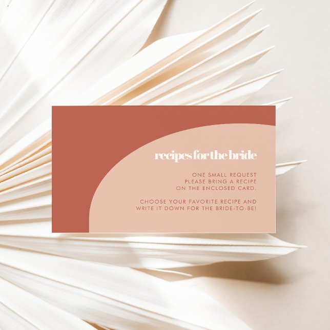 Informações Cartão de recebimento do Chá de panela de pêssego  (Criador carregado)