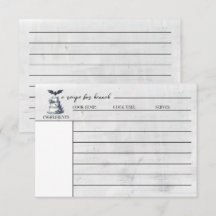 Cartão de Receita de Bolo de Batata