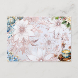 Informações Cartão de Receita de Vazio da Manhã de Natal