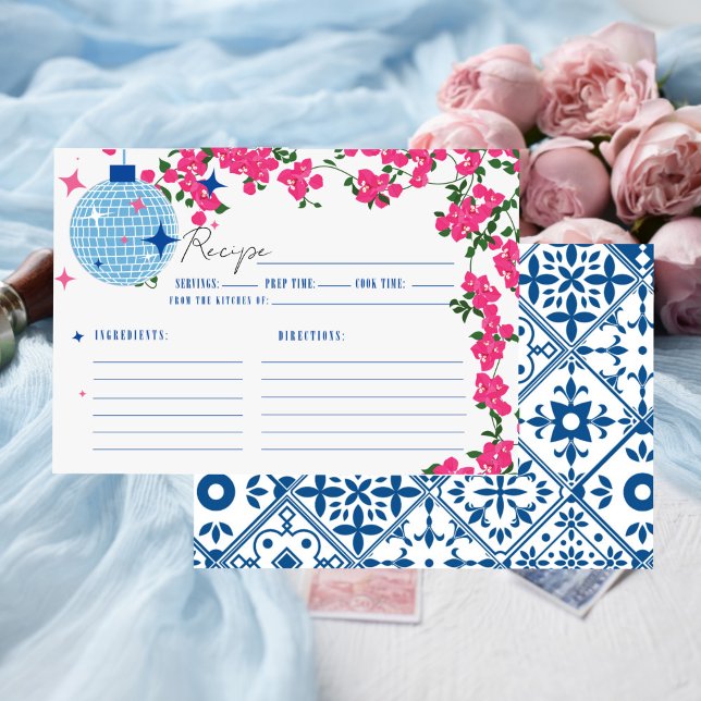 Informações Cartão de Receita do chá de panela Mamma Mia Bouga (Criador carregado)