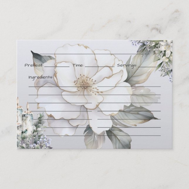 Informações Cartão de Receita Elegance (Frente)