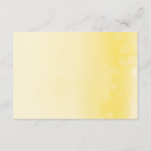 Informações CARTÃO DE REGISTRO :: amarelo aquarela ombre