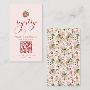 Informações Cartão de Registro Berry