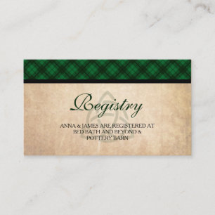 Informações Cartão de Registro de Casamento de Xadrez Celta