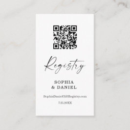 Informações Cartão de Registro de Noiva com Vegetação em Aquar