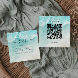Informações Cartão de Resposta de Casamento com Código QR da M