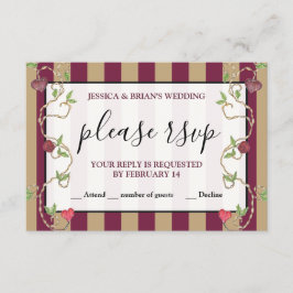 Informações Cartão de Resposta de Enclosure Gótico