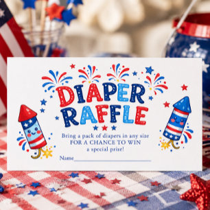 Informações Cartão de Rifa de Fraldas Firecracker