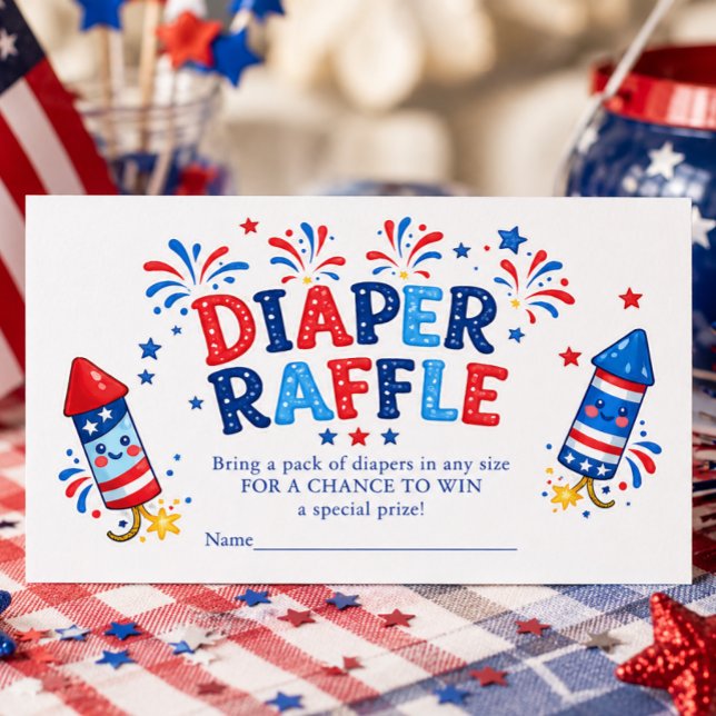Informações Cartão de Rifa de Fraldas Firecracker (Criador carregado)