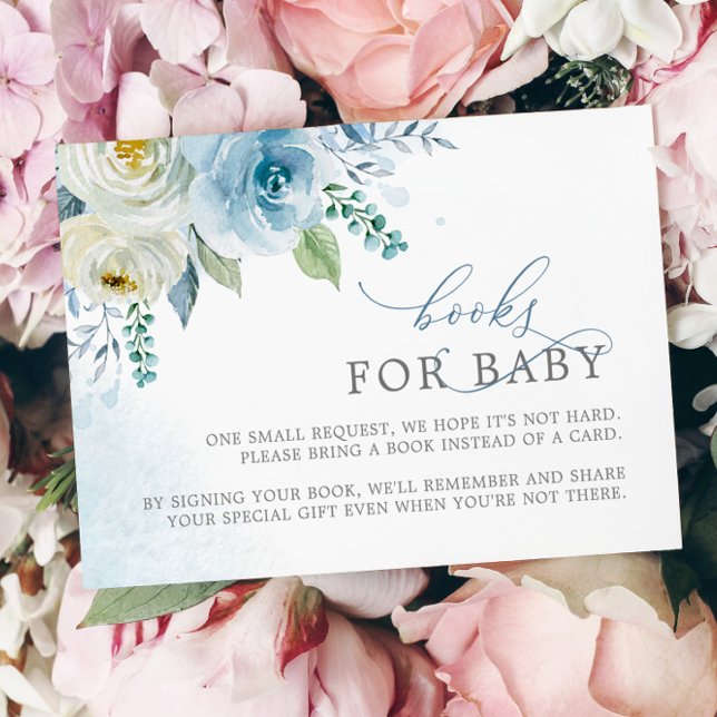 Informações Cartão de Solicitação de Folhas de Rosa Azul Dusty (Criador carregado)