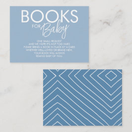 Informações Cartão de Solicitação de Livro Azul Boy Boho