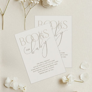 Informações Cartão de Solicitação de Livro Cremoso Neutro