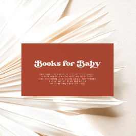 Informações Cartão de solicitação de livro do Chá de fraldas n