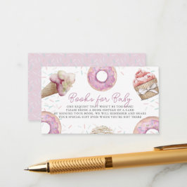 Informações Cartão de Solicitação de Livro para Chá de Bebê de