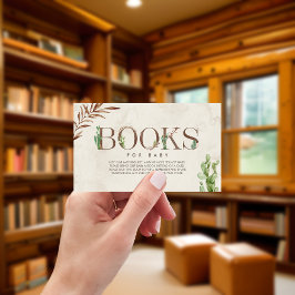 Informações Cartão de Solicitação de Livro para Chá de Bebê de