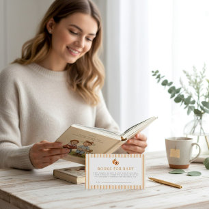 Informações Cartão de Solicitação de Livros de Bebê Urso de Pe