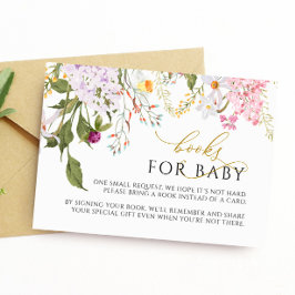 Informações Cartão de Solicitação de Livros de Flores Silvestr