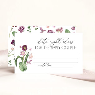 Informações Cartão de Solicitação de Receita para Chá de Noiva