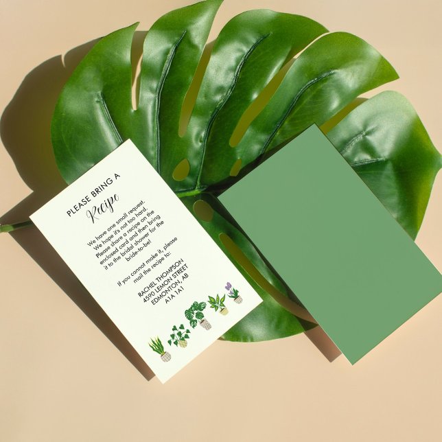 Informações Cartão de Solicitação de Receita para Chá de Panel (Criador carregado)